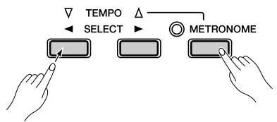 YAMAHA P-95B - Tout en maintenant la touche [DEMO/SONG] enfoncée, appuyez sur l'une des touches c2-c#6 pour sélectionner le morceau à reproduire. - 3