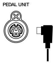 YAMAHA P-95B - Prise [PEDAL UNIT] - 1