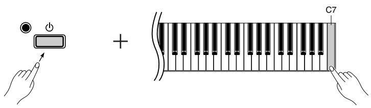 YAMAHA P-95B - Initialisation des réglages - 1