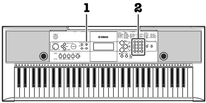 YAMAHA PSR-E223 - Entraînement - 1