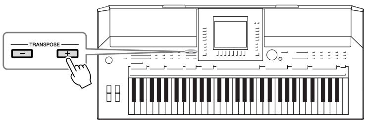 YAMAHA PSR-S910 - Transposition de la hauteur de ton du clavier - 1