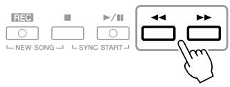 YAMAHA PSR-S910 - - Rembobinage/avance rapide - 1