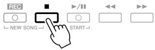 YAMAHA PSR-S910 - Appuyez sur la touche [■] (STOP) de SONG pour interrompree la reproduction. - 1