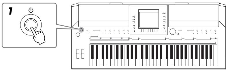 YAMAHA PSR-S910 - Mise sous tension - 1