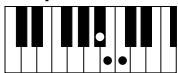YAMAHA PSR-S910 - Accord de septieme - 1