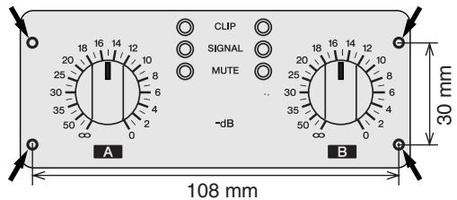 YAMAHA T-4N - Commandes de volume - 1