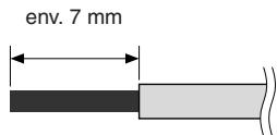 YAMAHA T-4N - Préparation du cable - 1