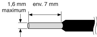 YAMAHA T-4N - Préparation du cable - 2