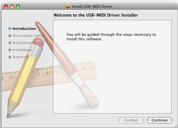 YAMAHA USB-MIDI DRIVER - Mac OS X - 1