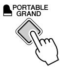 YAMAHA YPT-220 - Appuyez sur la touche [PORTABLE GRAND]. - 1