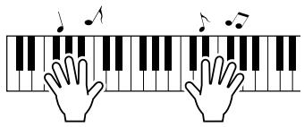 YAMAHA YPT-220 - Jouez au clavier. - 1