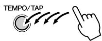 YAMAHA YPT-220 - Tap Start (Début tapotement) - 1