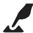 YAMAHA YPT-220 - - Symbole « Press & Hold » (Appuyer et maintainir) - 1