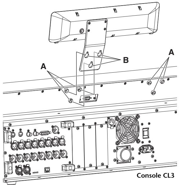 YAMAHA CL-3 - Installation du bandeau de bargraphes MBCL (en option) - 2