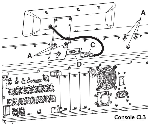 YAMAHA CL-3 - Installation du bandeau de bargraphes MBCL (en option) - 3