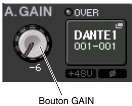 YAMAHA CL-3 - Activation ou déactivation de l'alimentation fantôme - 1