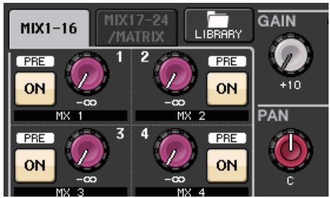 YAMAHA CL5 - Écran Selected Channel View - 1