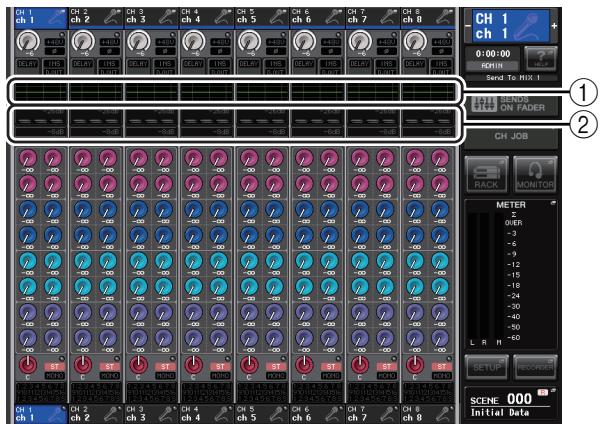 YAMAHA CL5 - Fenêtre contextuelle HPF/EQ - 2