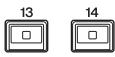 YAMAHA CL5 - Touches user defined keys [1]-[16] - 6