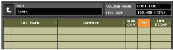 YAMAHA CL5 - Enregistrement et chargement des réglages de l'unité - 3