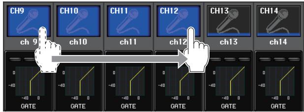 YAMAHA CL5 - Sélection multiple (spécification d'une plage de valeurs) - 2