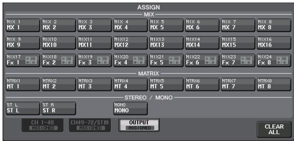 YAMAHA CL5 - Acheminement de l'oscillateur vers un canal de sortie - 6