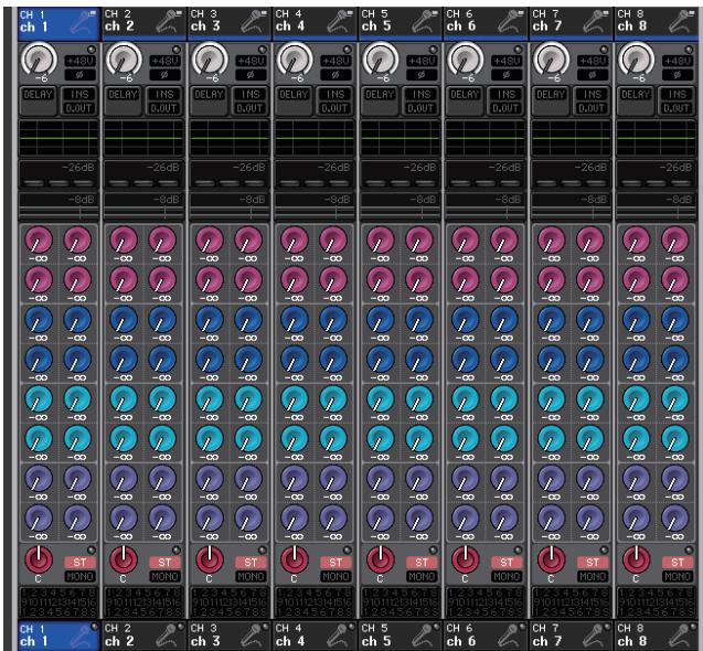 YAMAHA CL5 - Écran Overview - 1