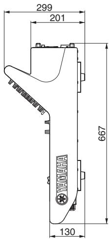 YAMAHA CL5 - Dimensions - 4