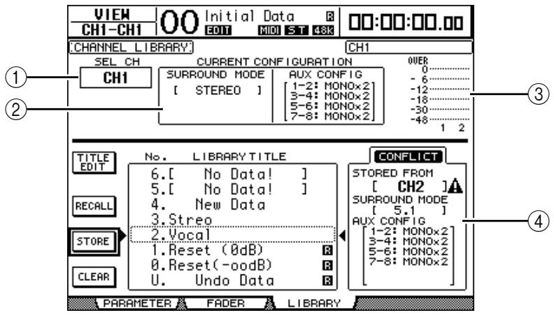 YAMAHA DM 1000 - Appuyez sur la touche DISPLAY ACCESS [VIEW] puis sur la touche [F3]. - 1