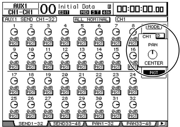 YAMAHA DM 1000 - Réglage de niveau et de position stéreo des canaux d'entrée - 1