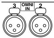 YAMAHA DM 1000 - - Connecteurs OMNI IN 1-4 - 1