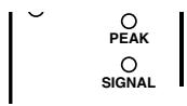 YAMAHA DM 1000 - Témoins PEAK & SIGNAL - 1