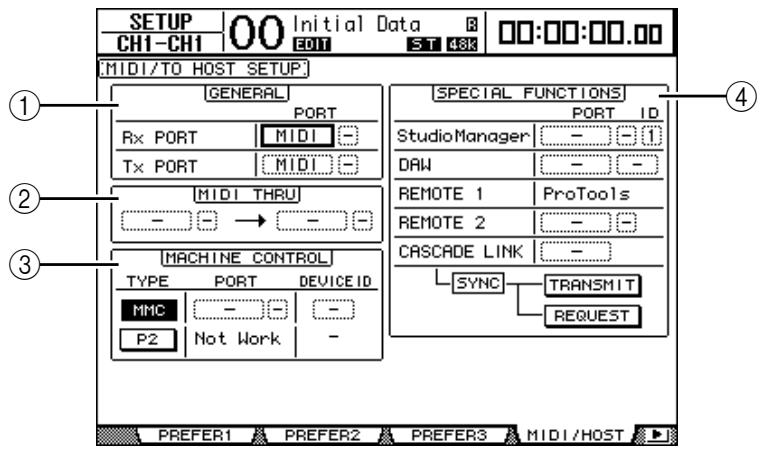 YAMAHA DM 1000 - Choix d'un port pour la communication MIDI - 1