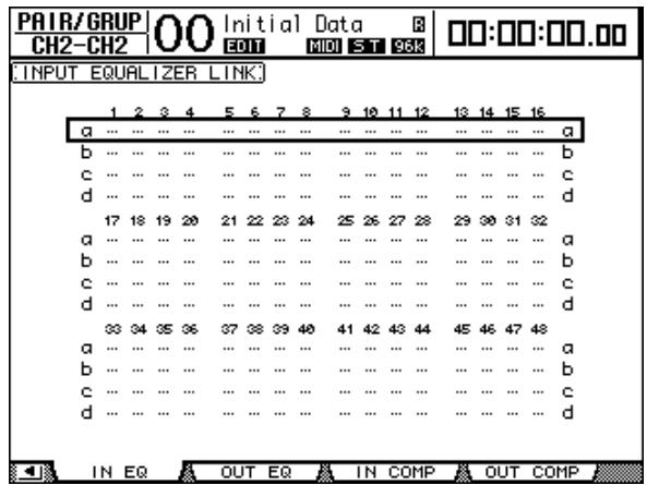YAMAHA DM 1000 - Grouper les paramètres d'égalisation et de compression - 1