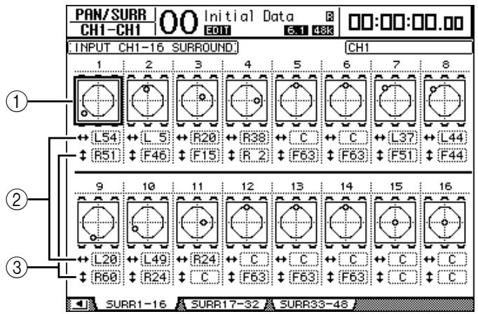 YAMAHA DM 1000 - Choisissez l'un des sept motifs de trajectory en activant le bouton correspondant. - 33