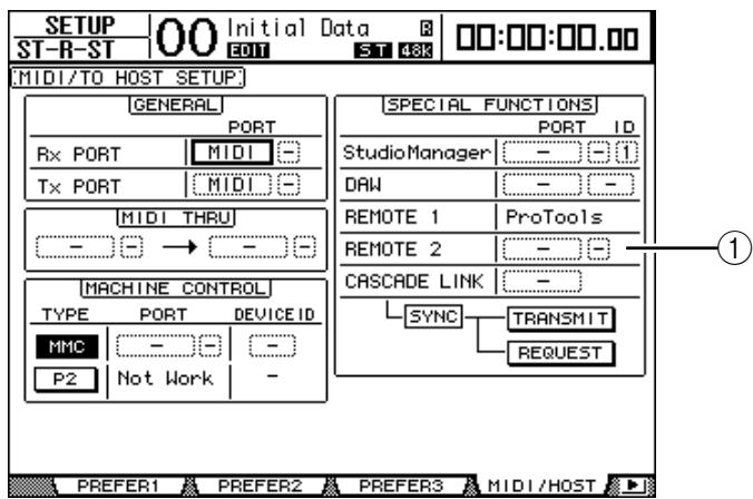 YAMAHA DM 1000 - Utilisation de la fonction MIDI Remote - 2