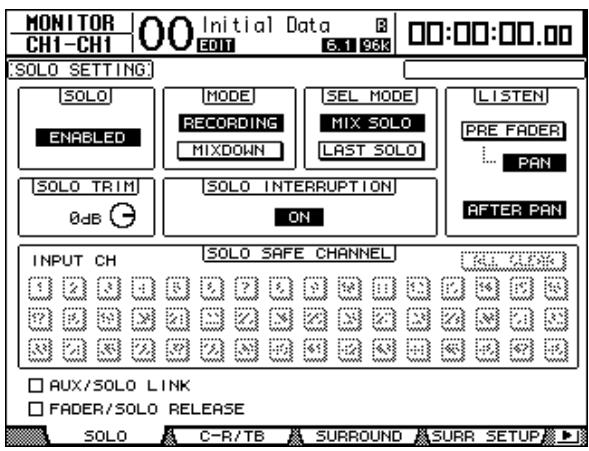 YAMAHA DM 1000 - Isoler des envois AUX au moyen des boutons [AUX 1]~ [AUX 8] - 1