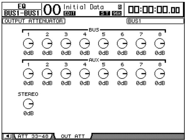 YAMAHA DM 1000 - Attenuation de la sortie stéreo et des bus - 1