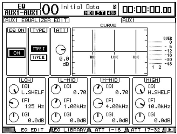 YAMAHA DM 1000 - Paramètres EQ - 1