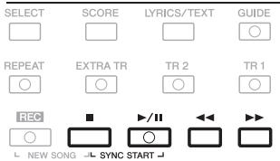 YAMAHA PSR-S950 - Operations During Playback - 1