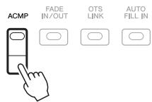 YAMAHA PSR-S950 - If you selected the Chordal Vocal Harmony Type: - 1