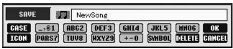 YAMAHA PSR-S950 - Saving a File - 2