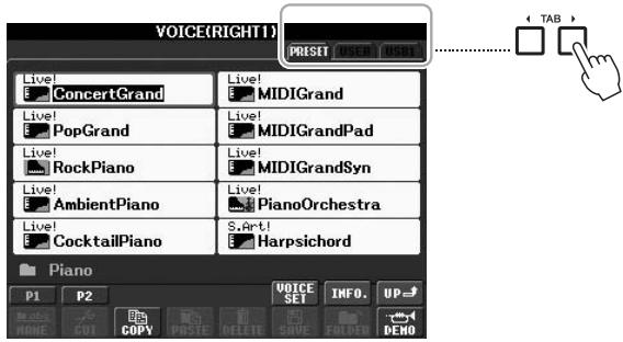 YAMAHA PSR-S950 - [A] - [J] buttons - 3