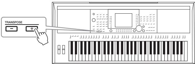 YAMAHA PSR-S950 - Transposing the Pitch of the Keyboard - 1
