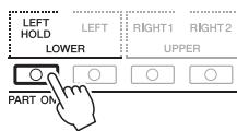 YAMAHA PSR-S950 - Holding the LEFT part Voice (Left Hold) - 1