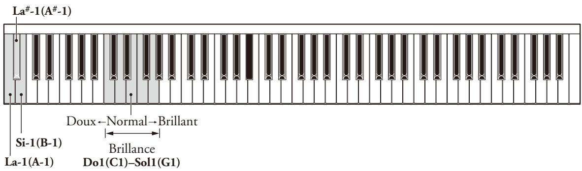 YAMAHA SILENT PIANO SG - Réglage de brilliance - 1