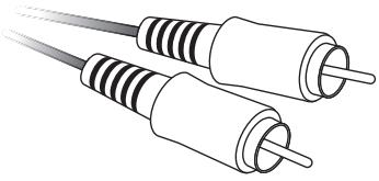 YAMAHA HS8/HS7/HS5/HS8S - Connecteurs à fiche RCA - 1