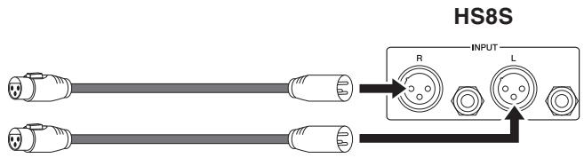 YAMAHA HS8/HS7/HS5/HS8S - Cables recommendés - 2