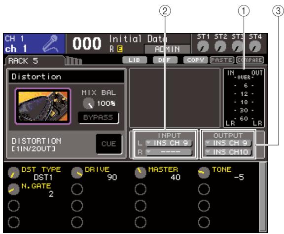 YAMAHA LS9-16/LS9-32 - Montez un effet en rack, tel qu'indiqué aux étapes 1-3 de la section « Montage d'un GEQ ou d'un effet sur le rack virtuel » ( p. 158). - 4