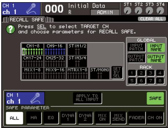YAMAHA LS9-16/LS9-32 - Pour un canal d'entrée - 1